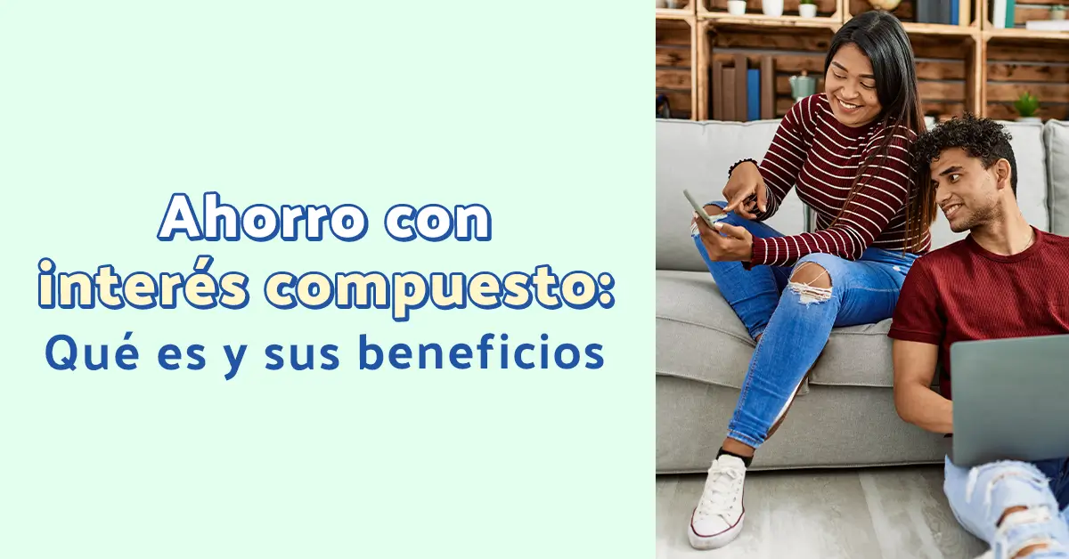 familia que ahorra con interes compuesto