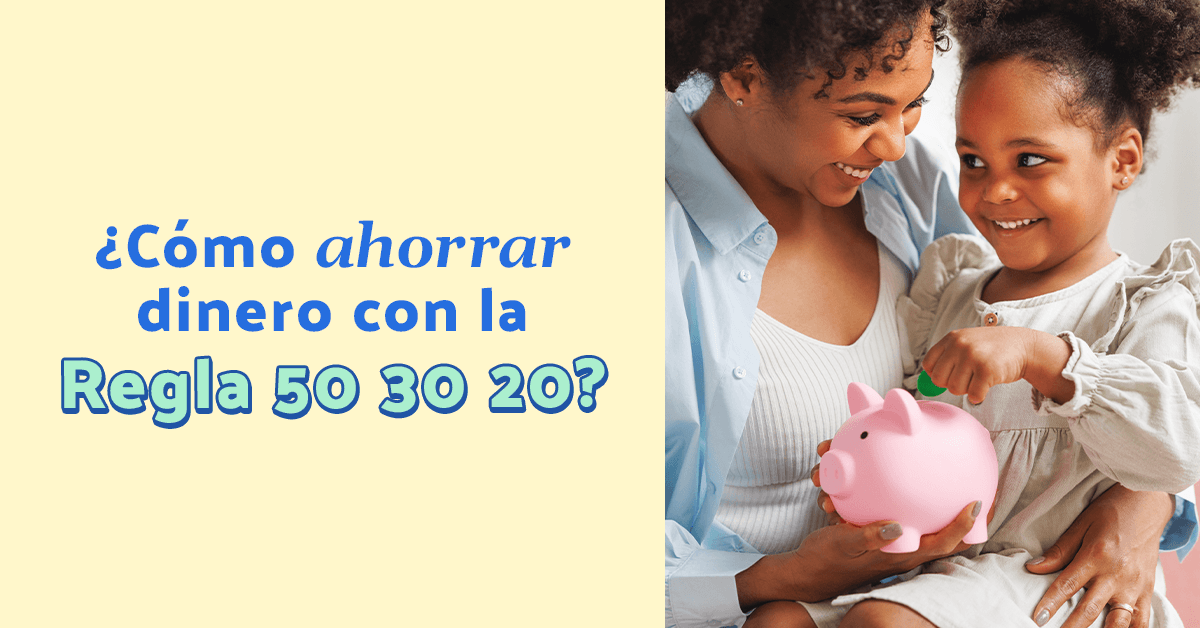 mujer que ahorra dinero con la regla 503020